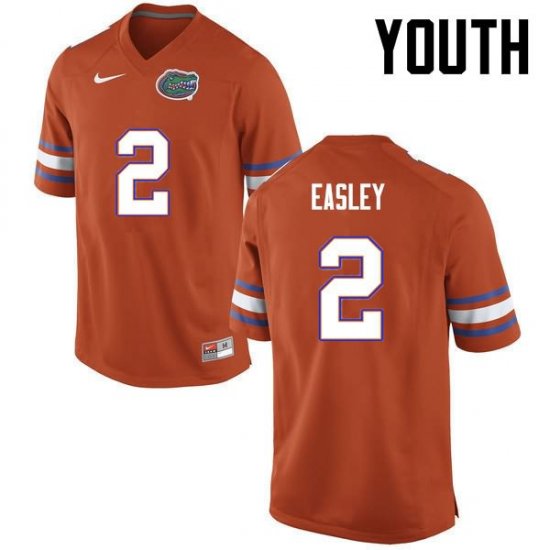 Youth Florida Gators #2 Dominique Easley NCAA Nike Orange Authentic Stitched College Football Jersey CEC1462DO